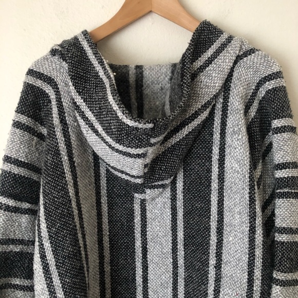 Earth Ragz Mexican Blanket Hippie Pullover Shrug - Picture 5 of 7